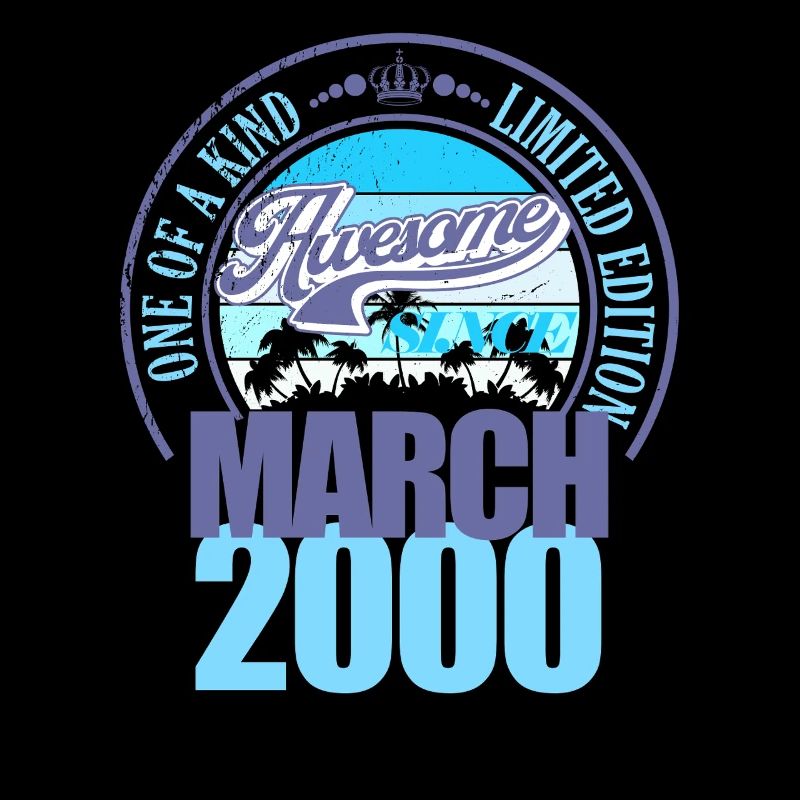 Great since March 2000 25th Birthday Proverb 25