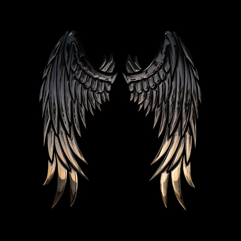 Wings in gold