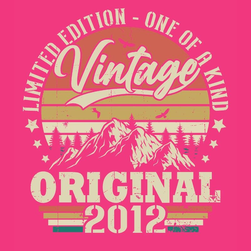 Original Vintage Geburtstag Geschenkidee 2012
