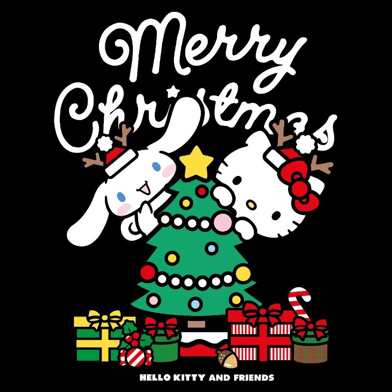 Hello Kitty And Cinnamoroll Christmas Design