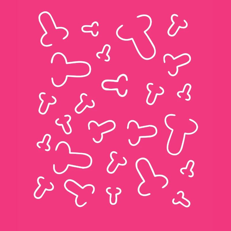 Penis Graphic Pattern - Penis small and large
