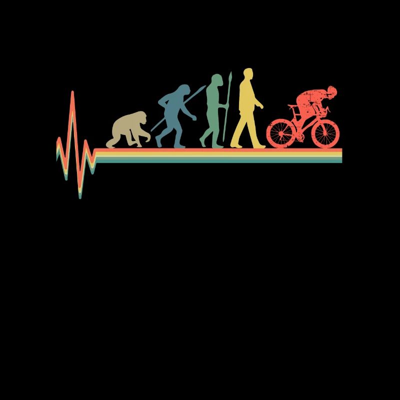 Rétro cycliste Biker