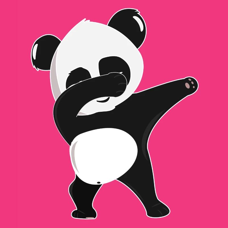 dabbing panda - dancing panda bear gift idea