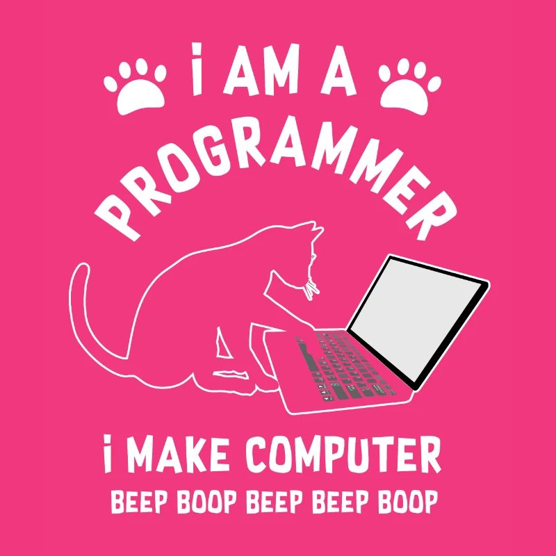 Programmeur Cat Programmeur ordinateur chat