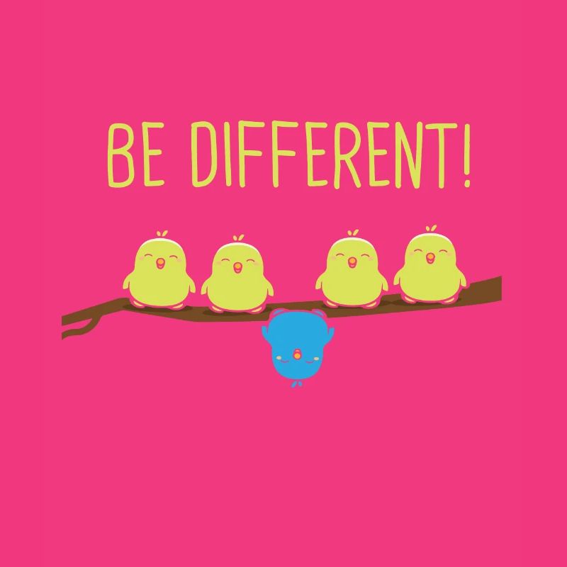 Be different ondulation oiseau