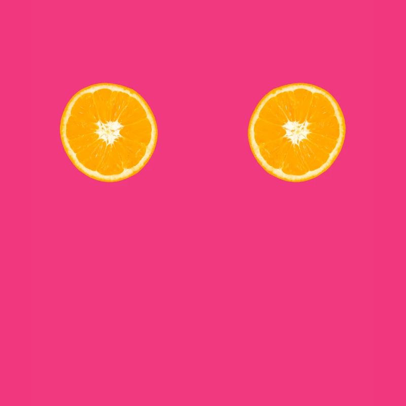 Orange fruit boobs breasts pervert gift