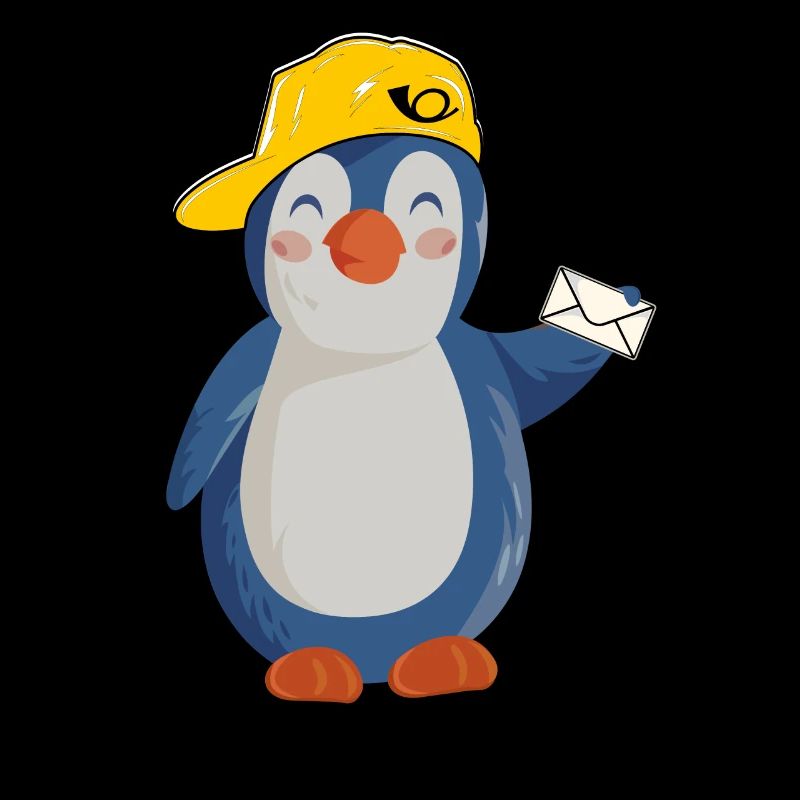 Briefträger Postzusteller Postbote Lustiges Pingu