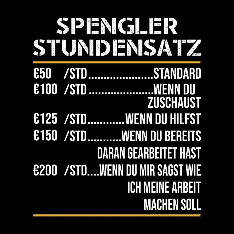 Spengler Stundensatz Zimmerer Klempner Blechner