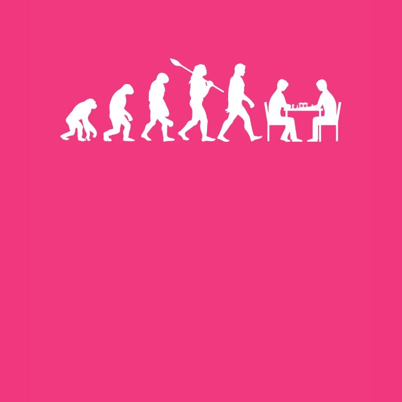 Evolution Schach Schachspieler Schachspiel