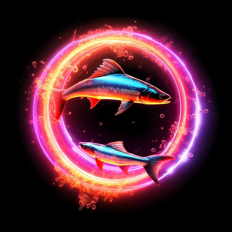 Pisces Hypno Neon Ring