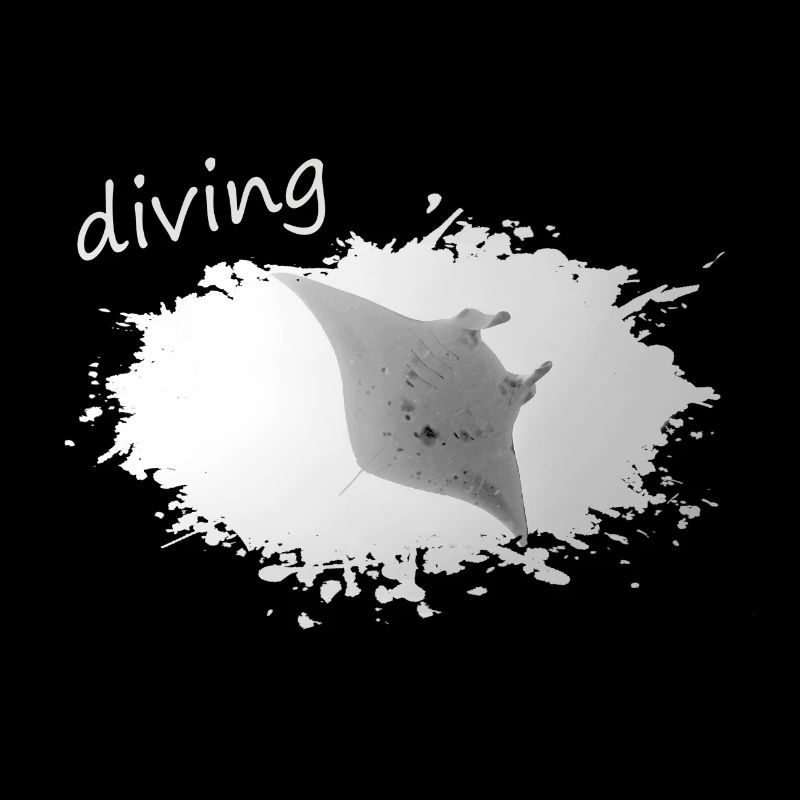 diving Manta