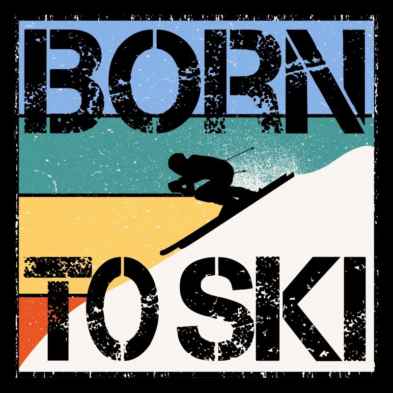 Born to Ski Geschenk