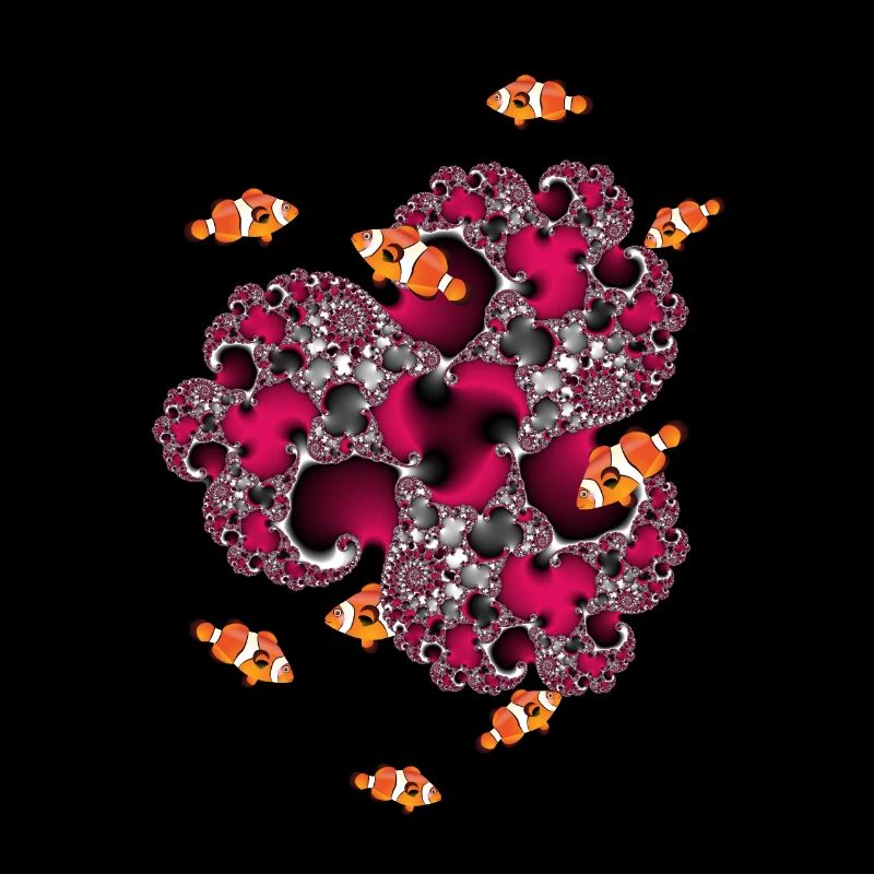 Fractal #15 Corail Poisson clown