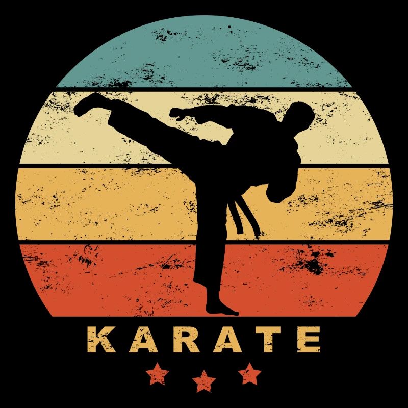 KARATE - Man makes Karatekick - Retro Martial Arts