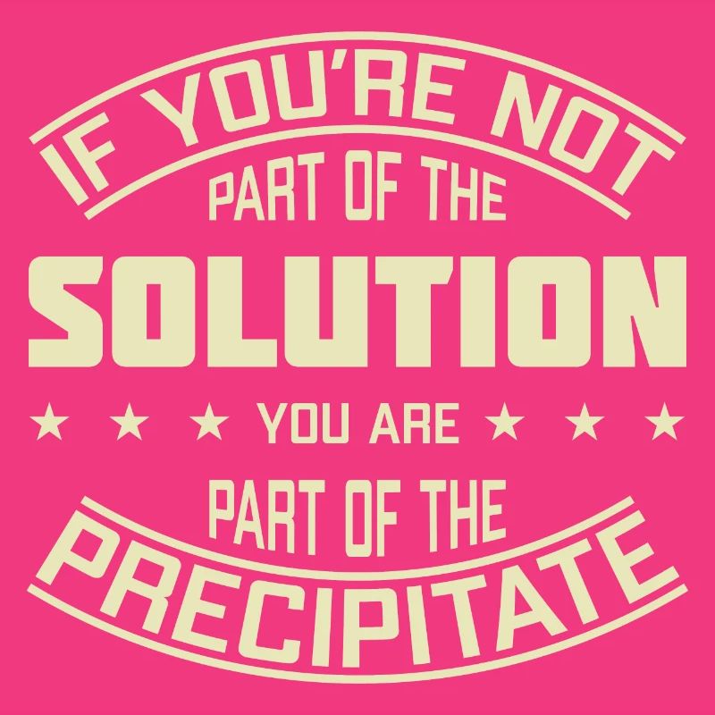 Si vous ne faites pas partie du jeu de mots Solution Chemistry