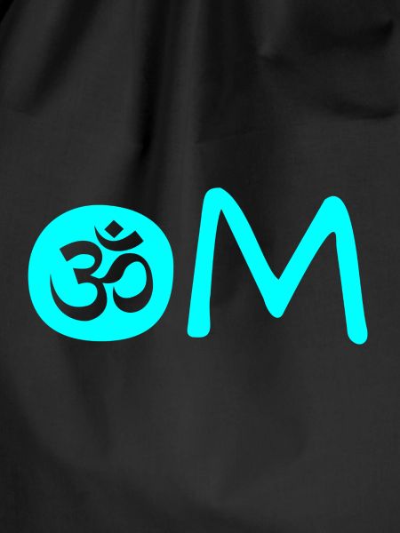 Om Chakra blau