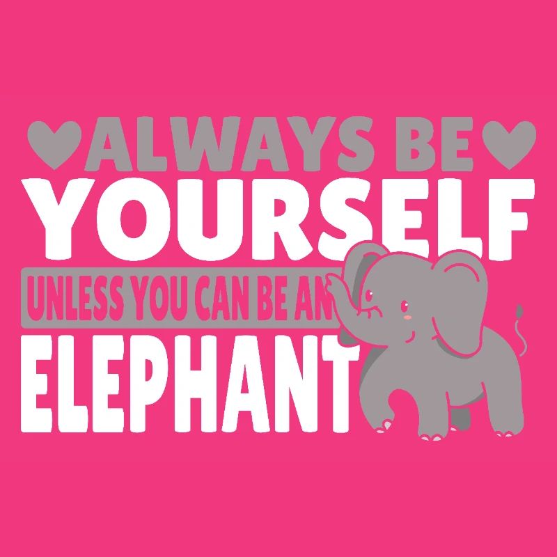 Sei immer du selbst, es sei denn, du kannst ein