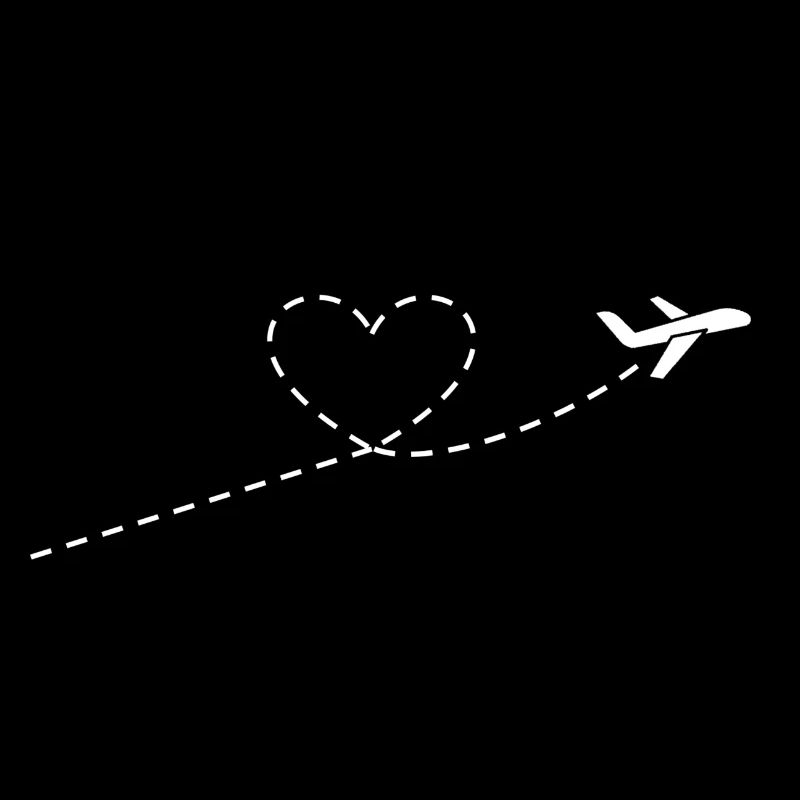 heartline airplane white