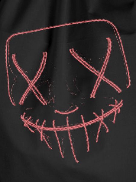 Neon mask red