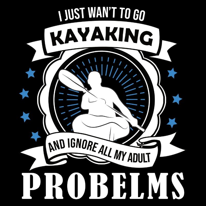 Kayaking no problems paddling kayak river sport