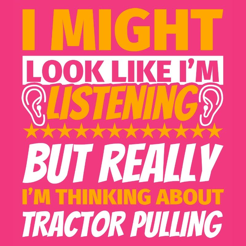 Tractor pull funny gift