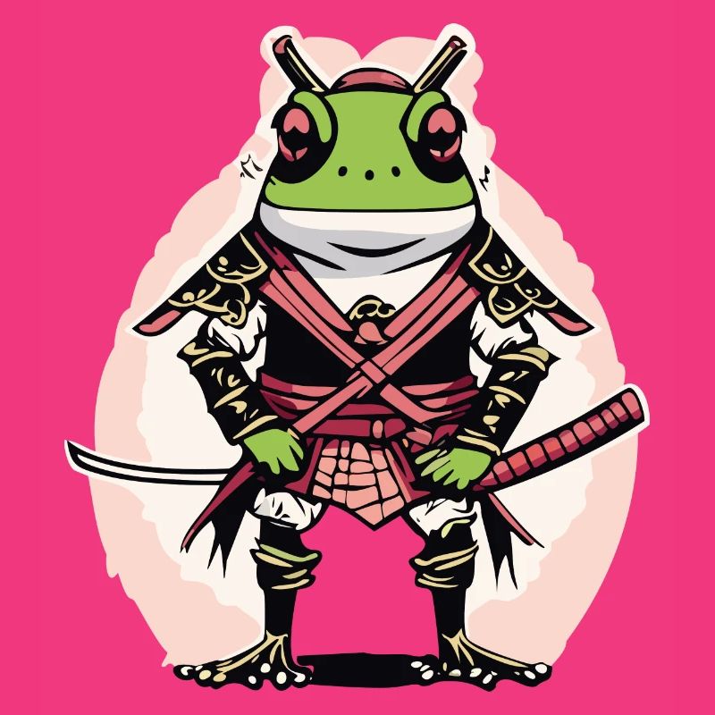 Frosch Samurai