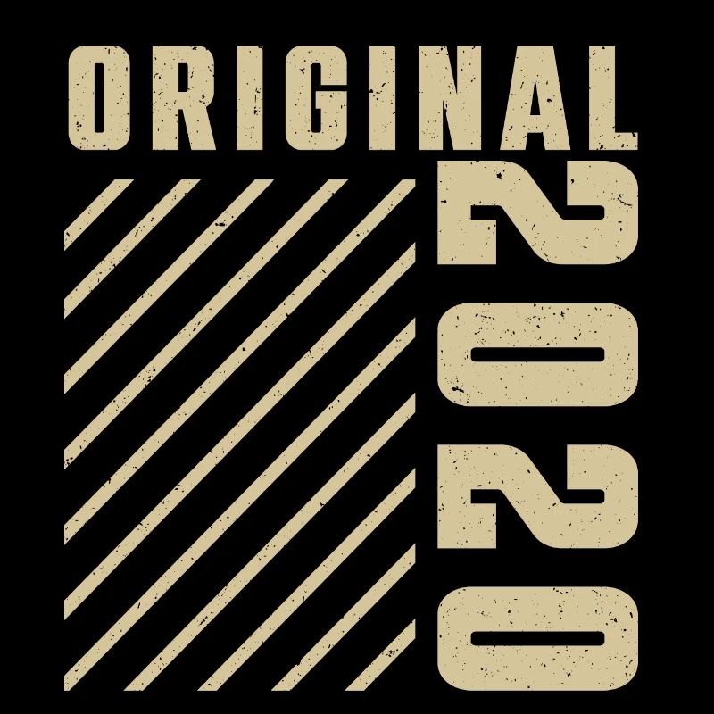 Original 2020 Authentic 2020 Vintage Bursdag