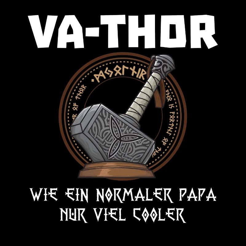 Va-Thor Vater Thor Vatertag Wikinger Papa Geschenk