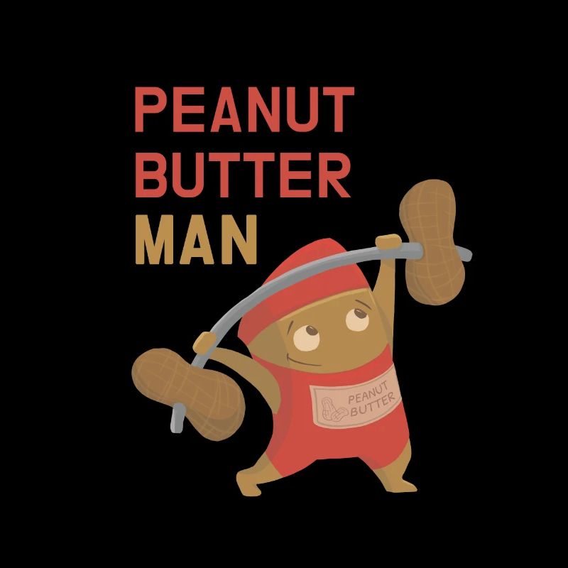 Erdnussbutter Mann