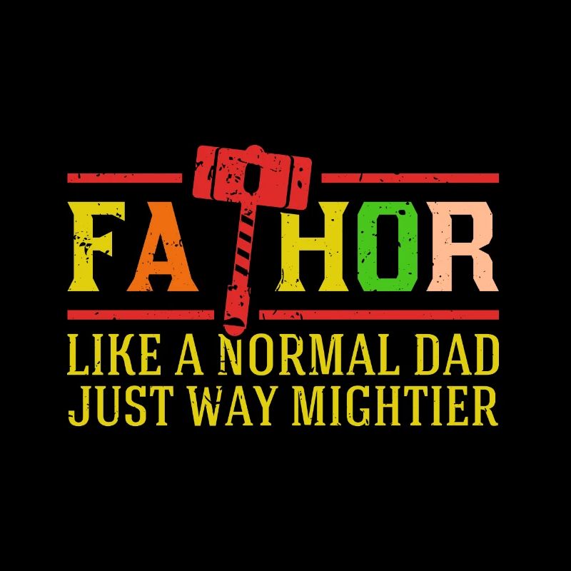 Cadeau de papa Vikings de la fête des pères de Fa-Thor Father Thor