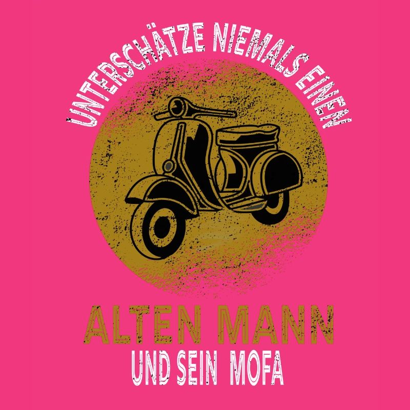 Never underestimate moped driver moped old man