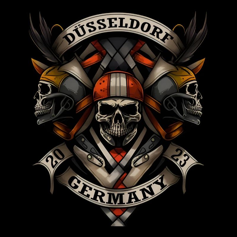 Düsseldorf Germany 2023 - Biker Style