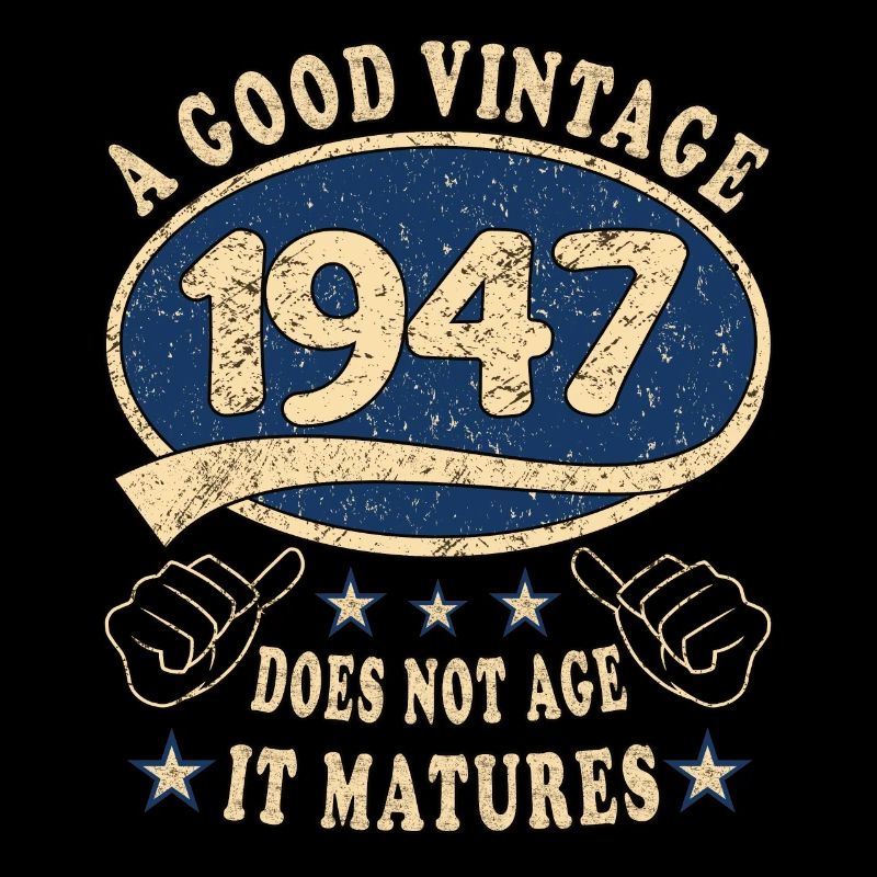 76th Birthday 1947 '76 Good Vintage