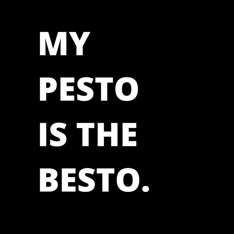 Cuisine italienne - Le pesto de basilic est le Besto