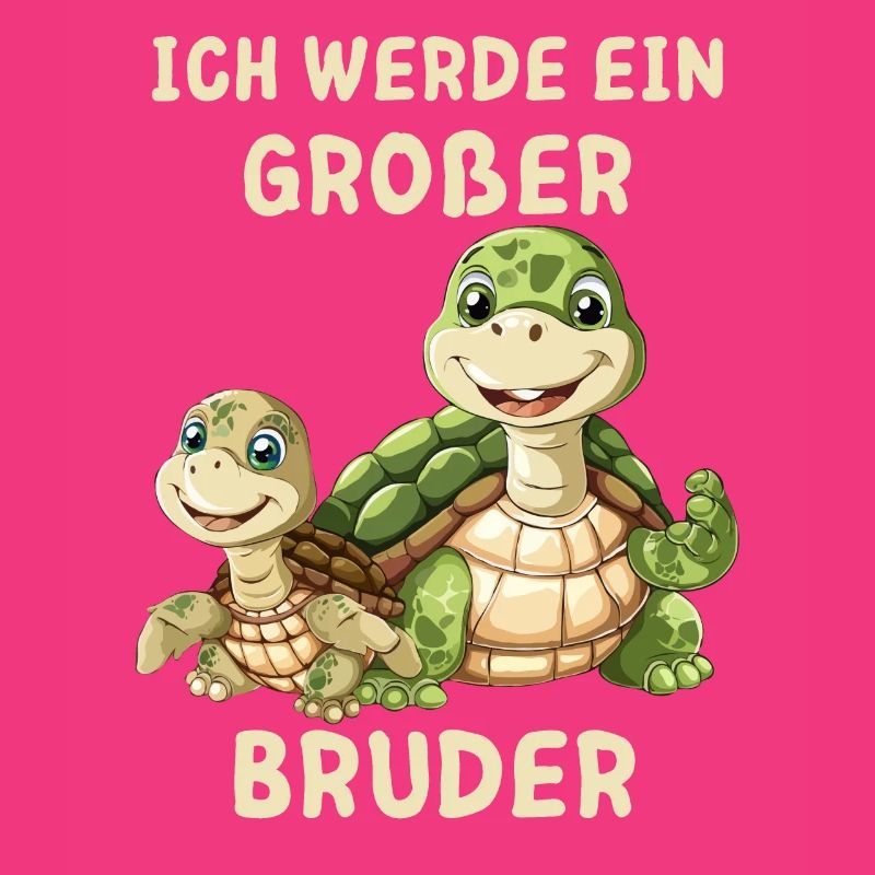 Ich werde ein großer Bruder Schildkröte