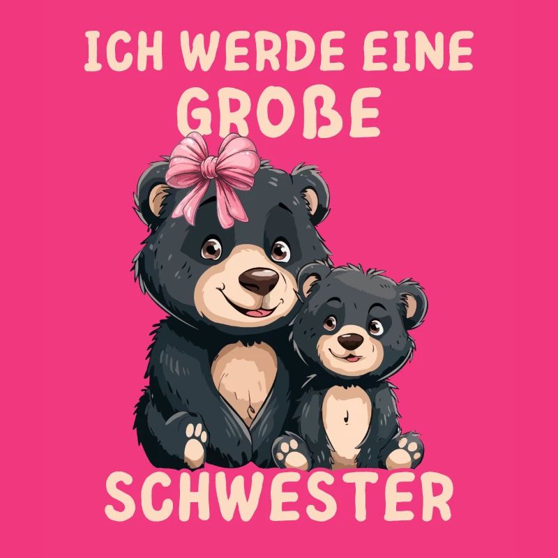 Ich werde eine große Schwester Bär