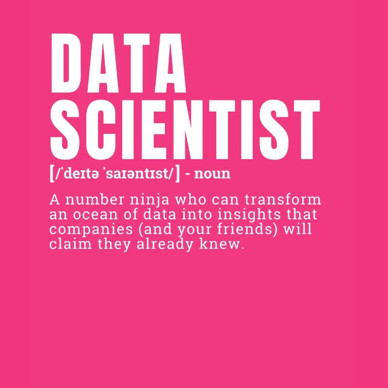 Funny Data Scientist Definition Occupation Occupat