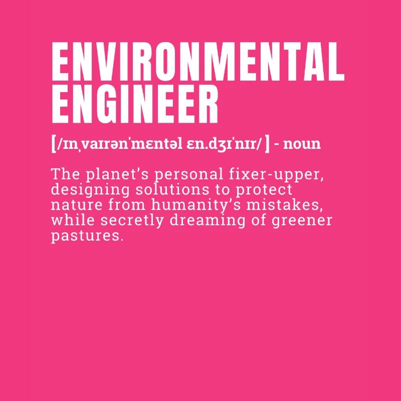 Funny Environmental Engineer Job Definition Occupa