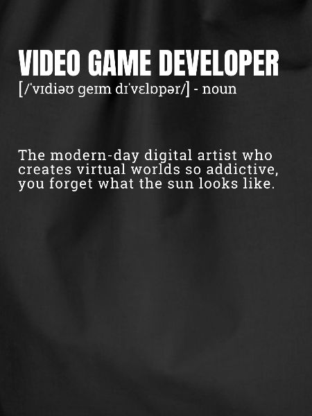 Video Game Developer Definition Stylish