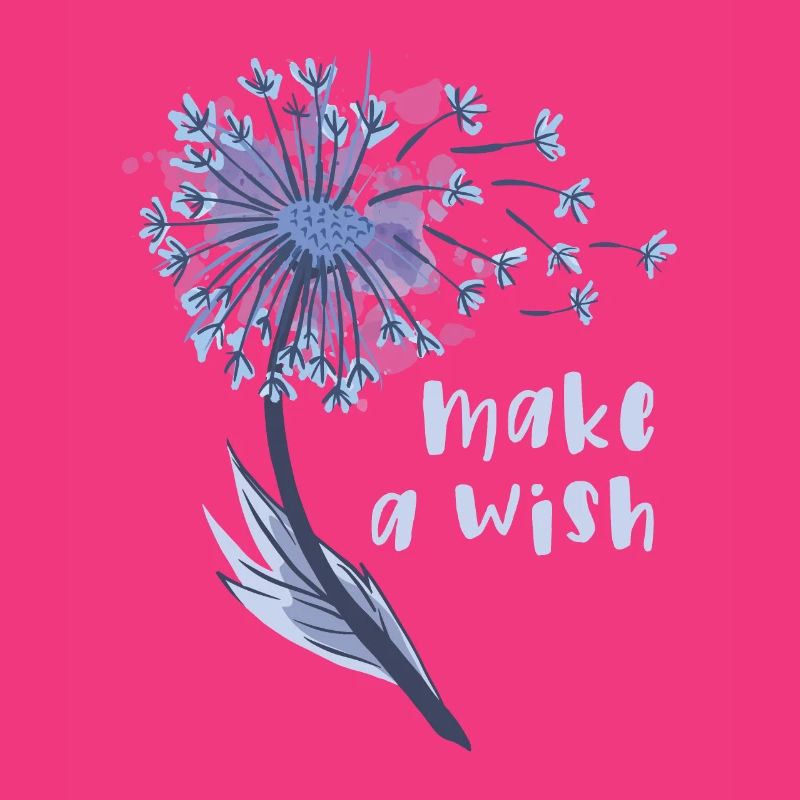 Make a wish Dandelion Flower