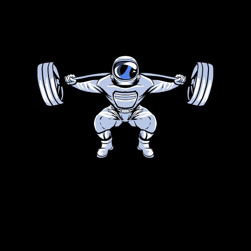 Weightlifting Weightlifter Astronaut