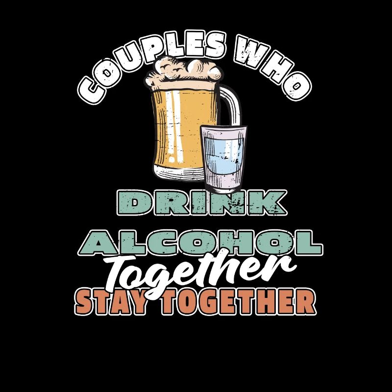 Drinking alcohol drinking couple