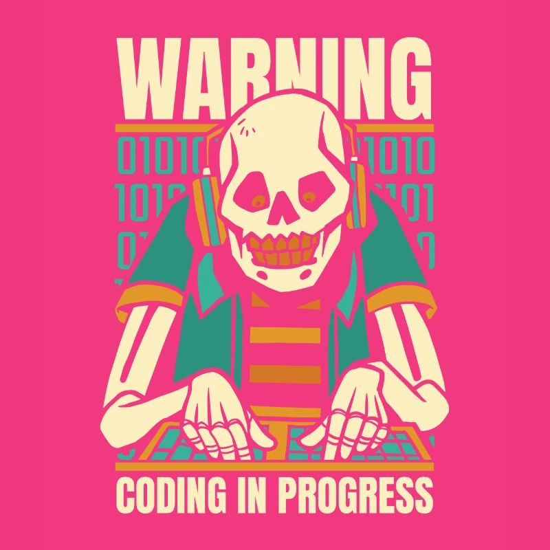 Développeur Coder Programmeur Squelette