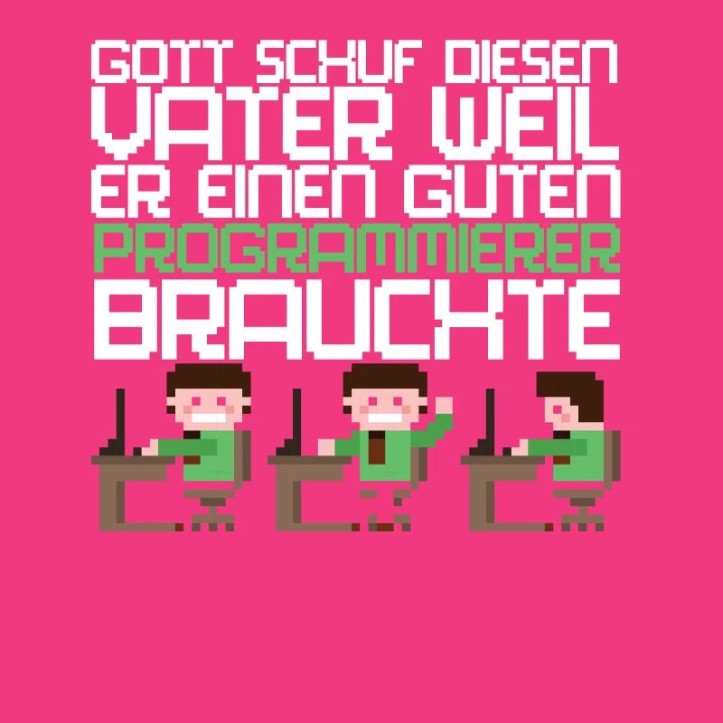 Entwickler Coder Programmierer Vater