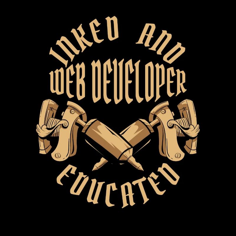 Web Entwickler Webdeveloper Tätowierung