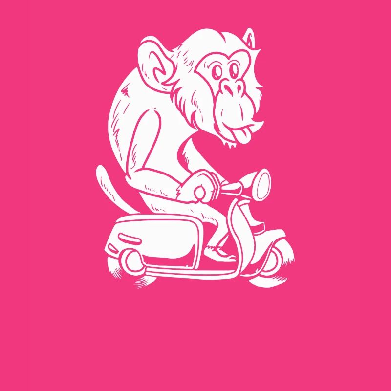 Motorroller Affe