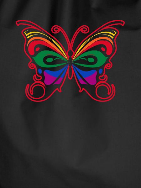 Butterfly Rainbow Tribal Butterfly