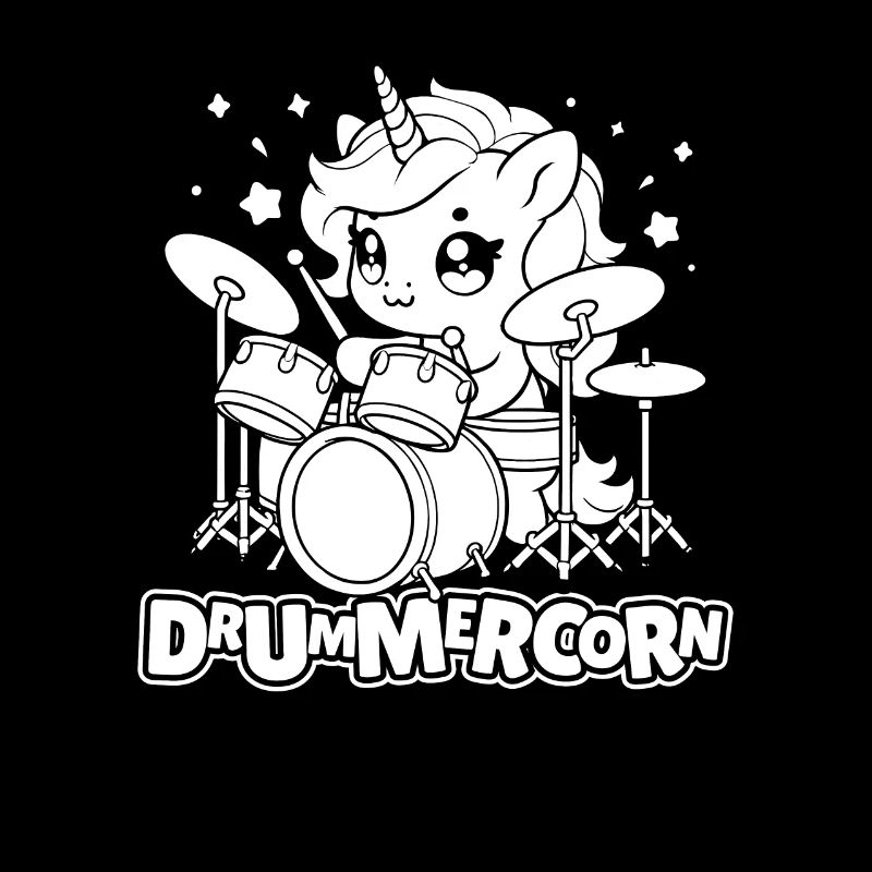 Drums Drummer Drummer Unicorn
