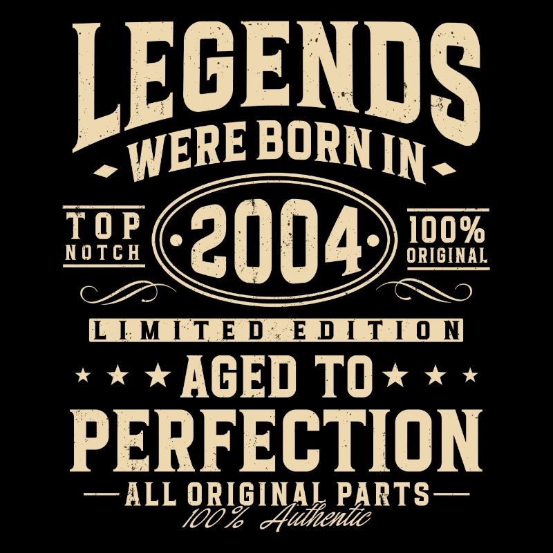 Legends were born in 2004