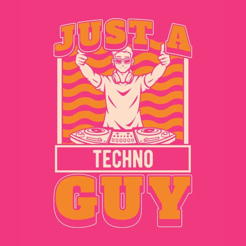 Techno Raver Just A Techno Guy